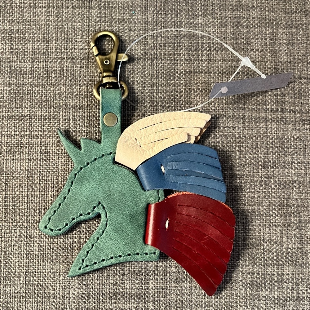 Portland Leather unicorn charm